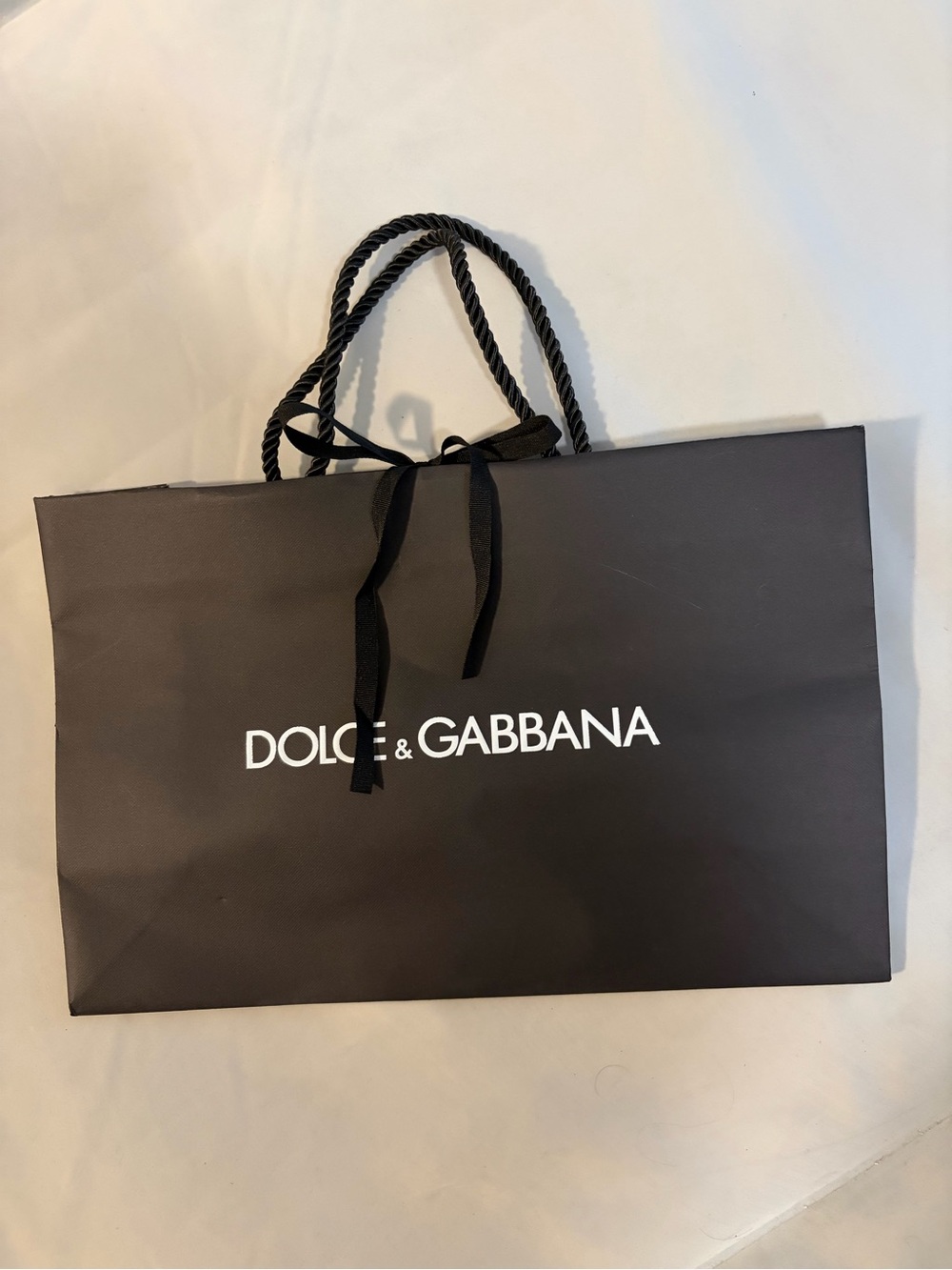 Dolce & Gabbana Black Logo Shopper Tote